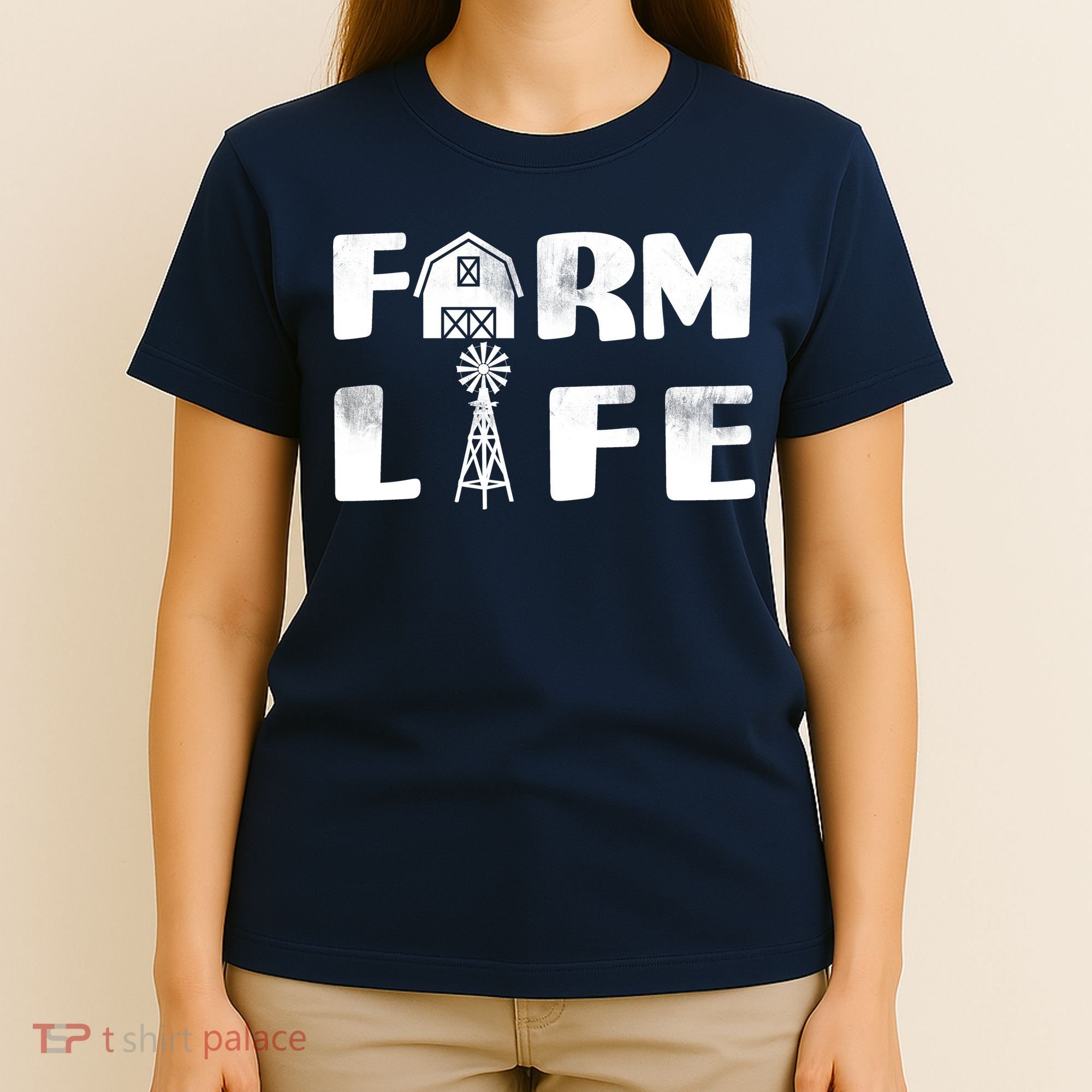 Vintage Farm Life, Man I Love Farming T-Shirt