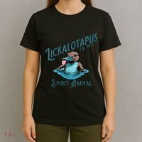 Vintage Funny Lickalottapus Is My Spirit Animal Lovers Meme T-Shirt thumb 4