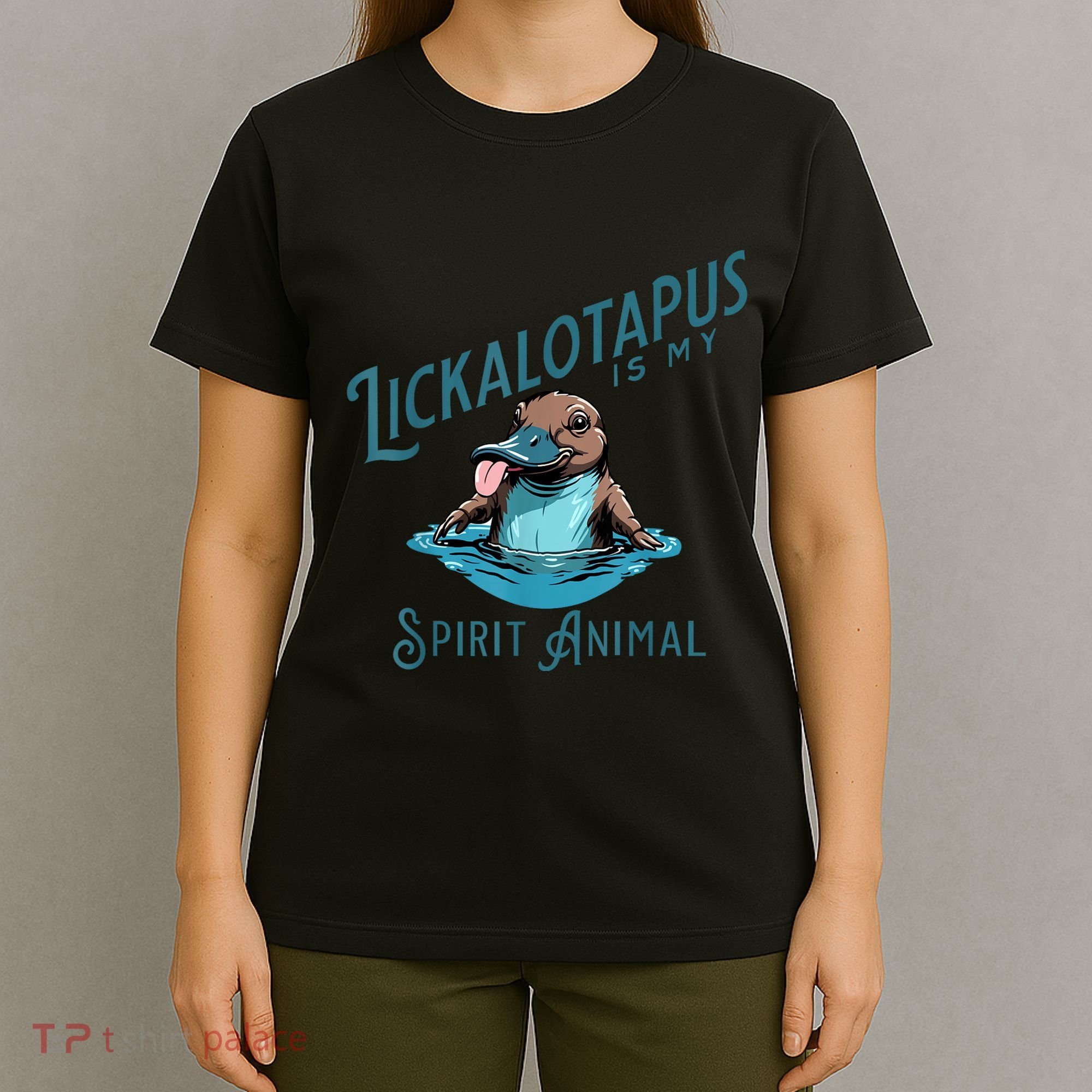 Vintage Funny Lickalottapus Is My Spirit Animal Lovers Meme T-Shirt