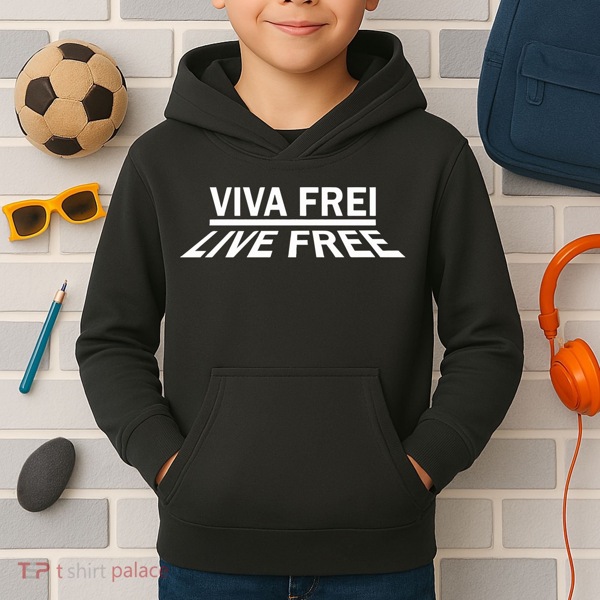 Viva Frei Live Free Kids Hoodie