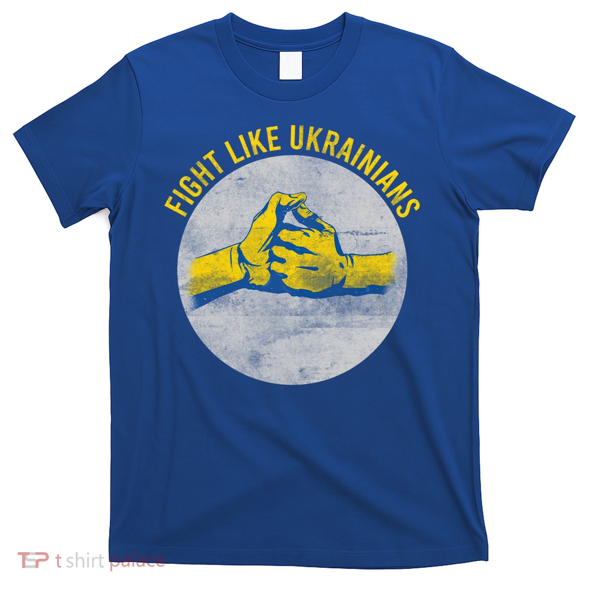 Vintage Fight Like Ukrainians Flag Gift T-Shirt