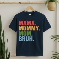 Vintage Funny Mother Mama Mommy Mom Bruh Mothers Day  T-Shirt thumb 2