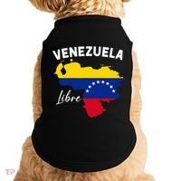 Venezuela Flag Map Proud American Venezuelan Venezuela Libre Doggie Tank thumb 0