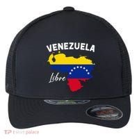 Venezuela Flag Map Proud American Venezuelan Venezuela Libre Flexfit Unipanel Trucker Cap thumb 0