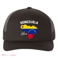 Venezuela Flag Map Proud American Venezuelan Venezuela Libre Yupoong Adult 5-Panel Trucker Hat thumb 0