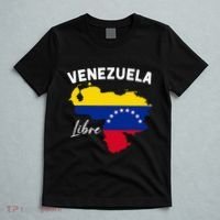 Venezuela Flag Map Proud American Venezuelan Venezuela Libre T-Shirt thumb 5