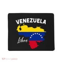 Venezuela Flag Map Proud American Venezuelan Venezuela Libre Mousepad thumb 0