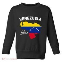 Venezuela Flag Map Proud American Venezuelan Venezuela Libre Toddler Sweatshirt thumb 0
