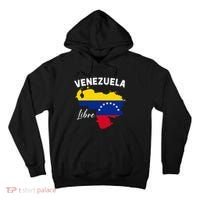 Venezuela Flag Map Proud American Venezuelan Venezuela Libre Tall Hoodie thumb 0