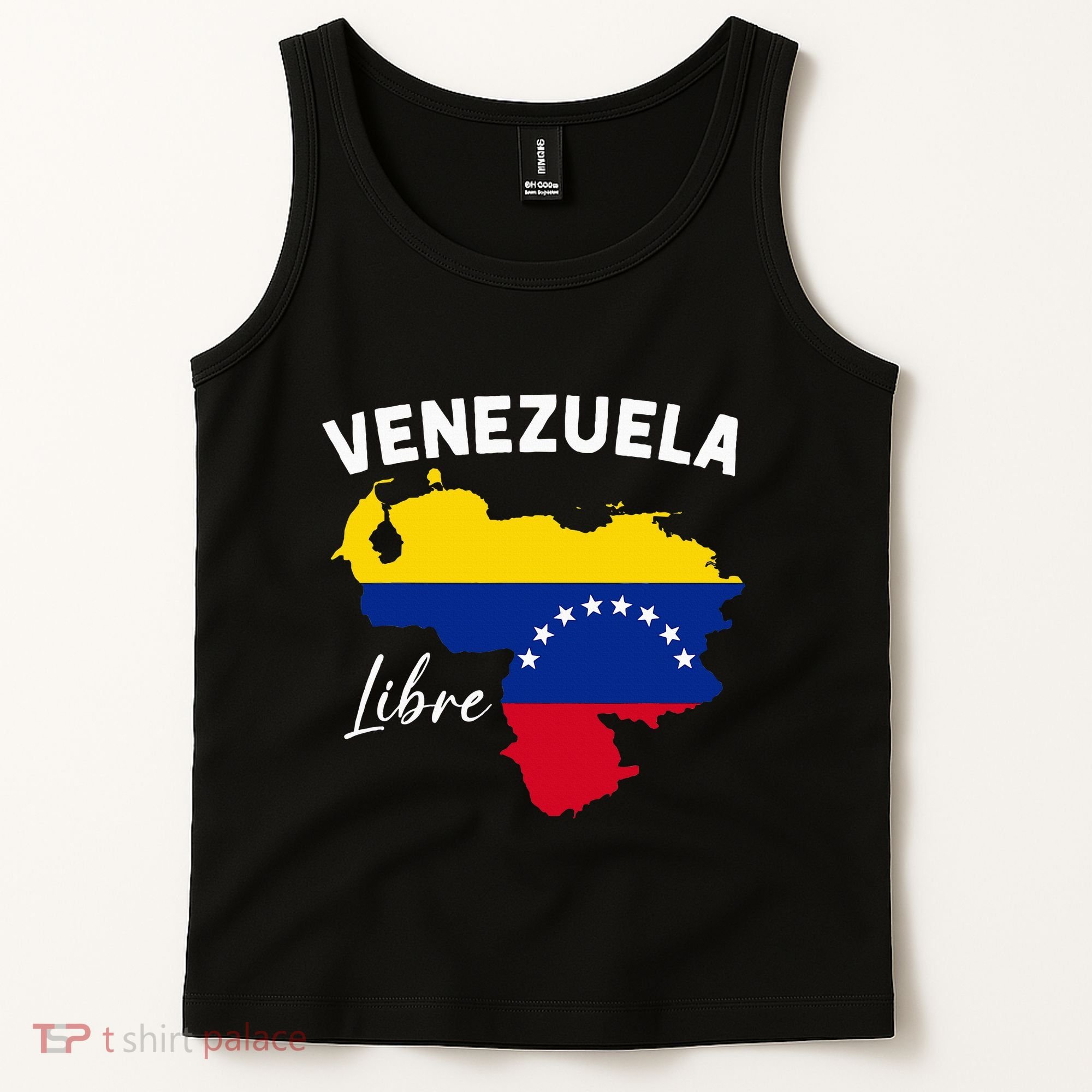 Venezuela Flag Map Proud American Venezuelan Venezuela Libre Tank Top
