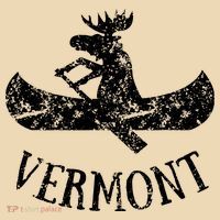 Vermont Funny Moose Canoe Vacation Tote Bag thumb 4