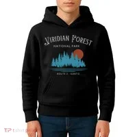 Viridian Forest National Park Kids Hoodie thumb 4