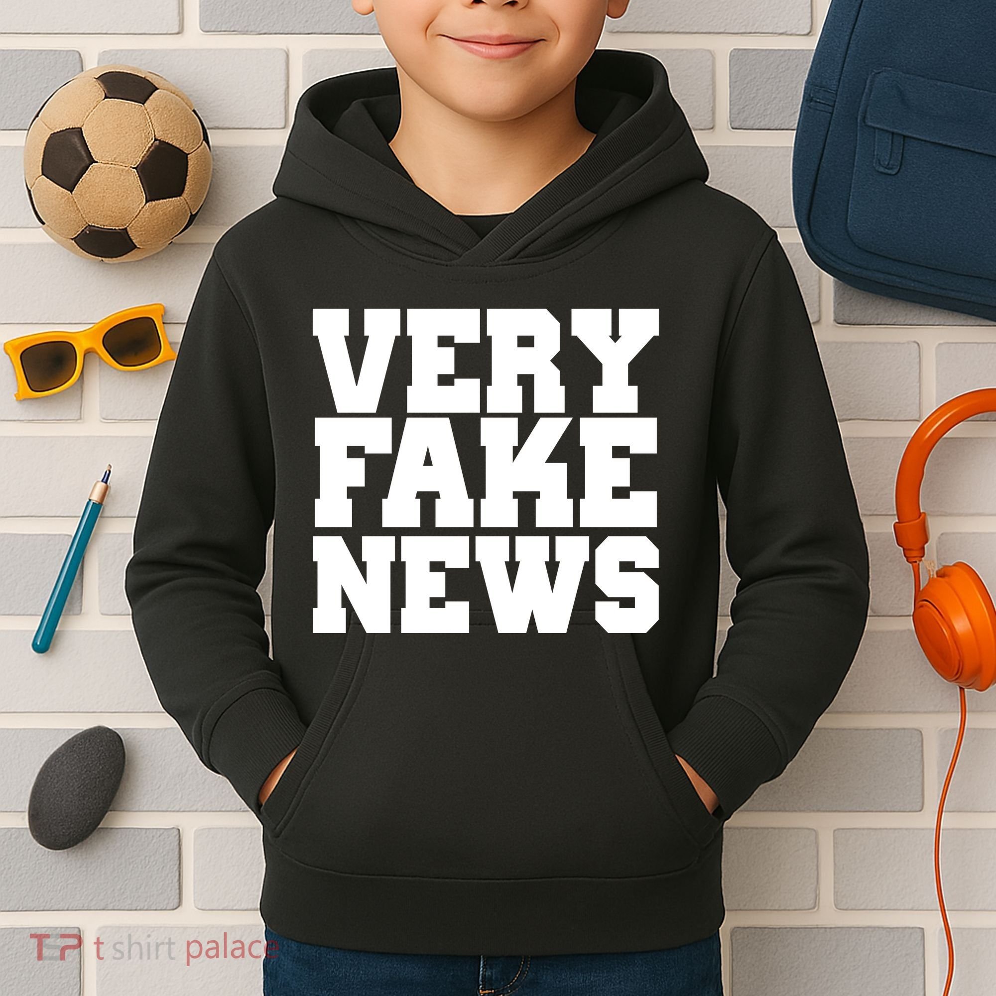Very Fake News VFN Kids Hoodie