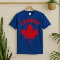Vintage Flag Of Canada Canadian Funny Gift Novelty Gift Cool Gift T-Shirt thumb 2