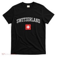 Vintage Flag Of Switzerland Love Your Country T-Shirt thumb 0