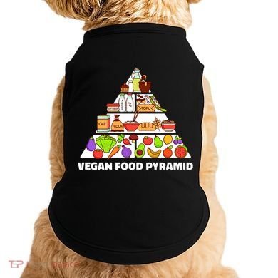 Vegan Food Pyramid Doggie Tank