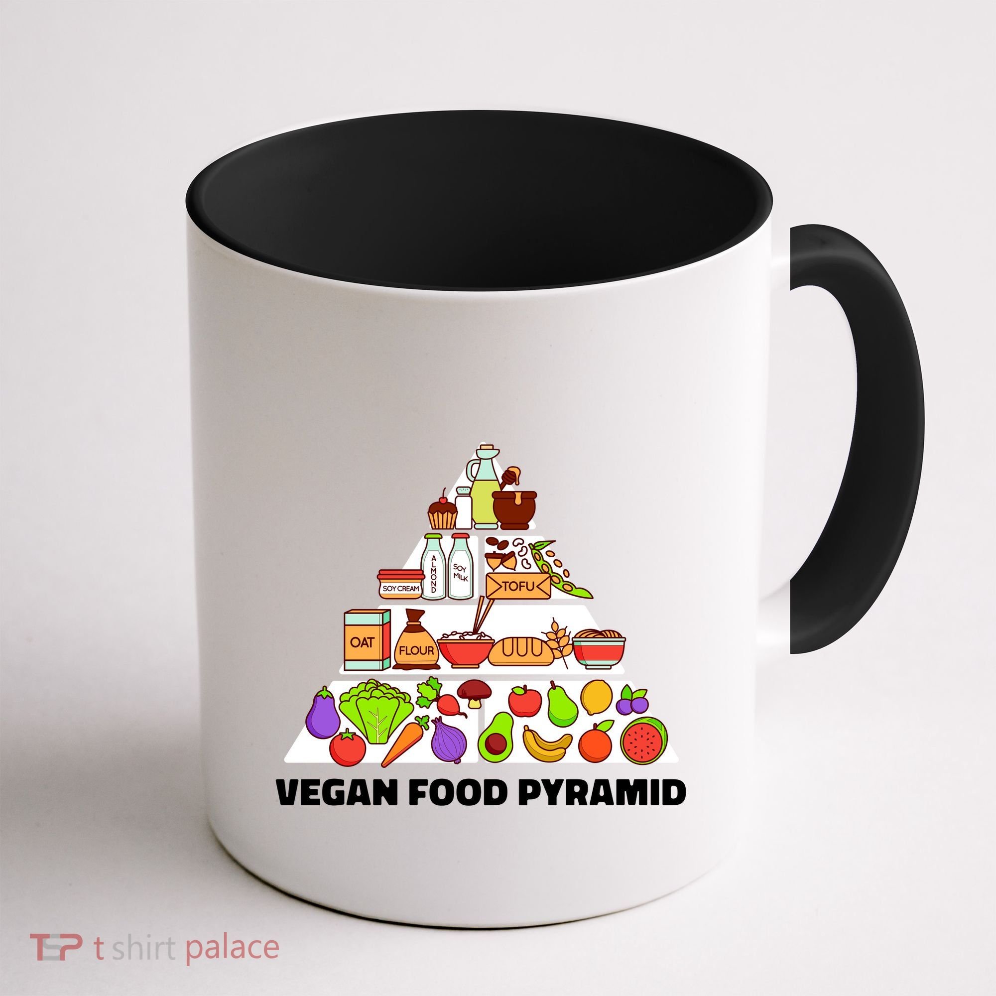Vegan Food Pyramid Coffee Mug
