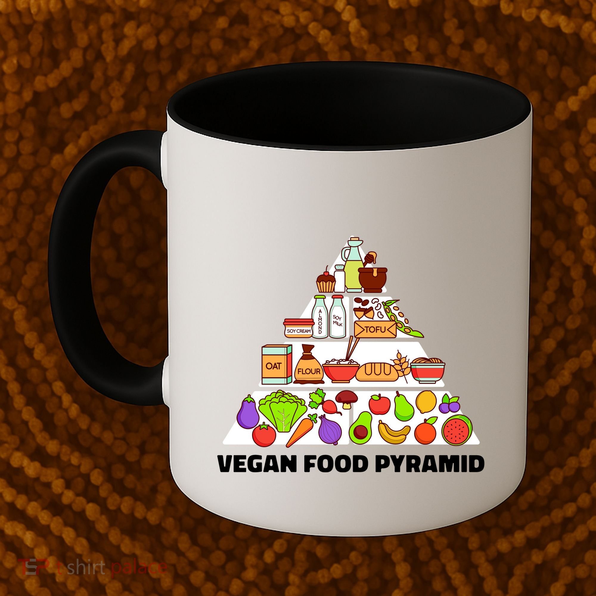 Vegan Food Pyramid Coffee Mug