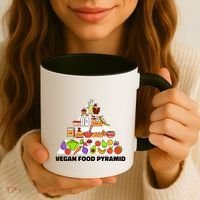 Vegan Food Pyramid Coffee Mug thumb 3