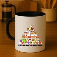 Vegan Food Pyramid Coffee Mug thumb 4