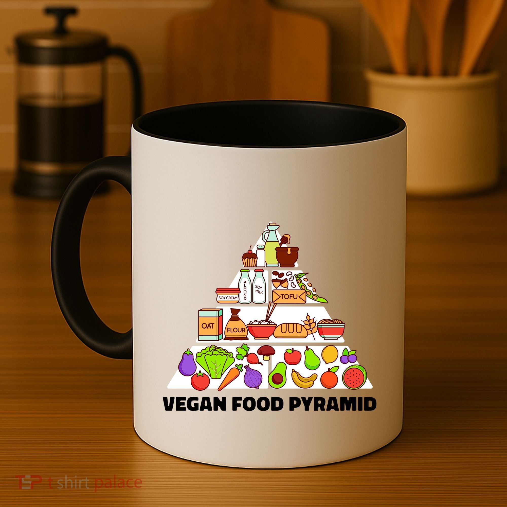 Vegan Food Pyramid Coffee Mug