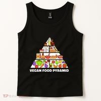 Vegan Food Pyramid Tank Top thumb 2