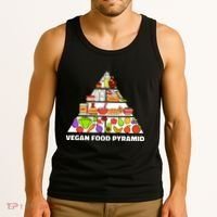 Vegan Food Pyramid Tank Top thumb 3