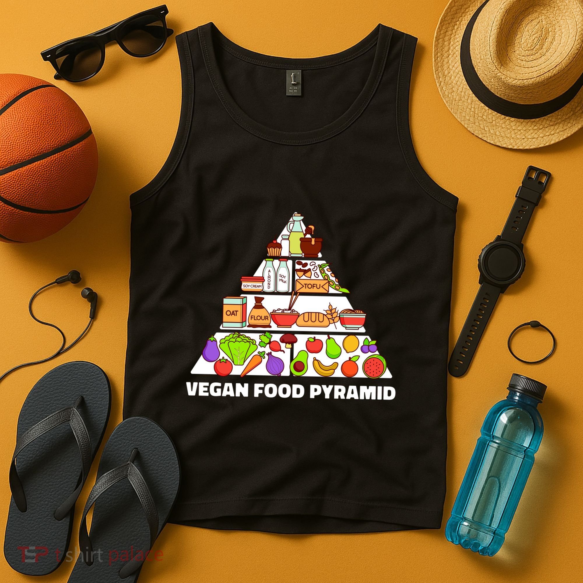 Vegan Food Pyramid Tank Top