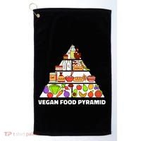 Vegan Food Pyramid Golf Towel thumb 0