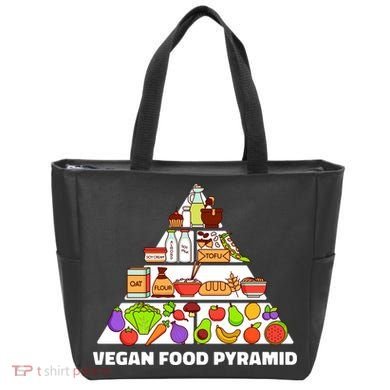 Vegan Food Pyramid Tote Bag