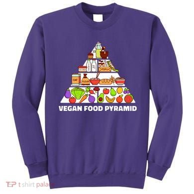 Vegan Food Pyramid Sweatshirt
