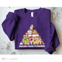 Vegan Food Pyramid Sweatshirt thumb 2