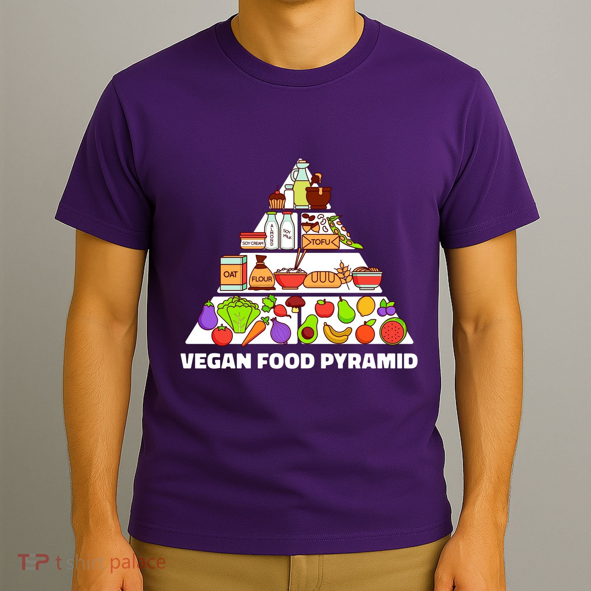 Vegan Food Pyramid T-Shirt