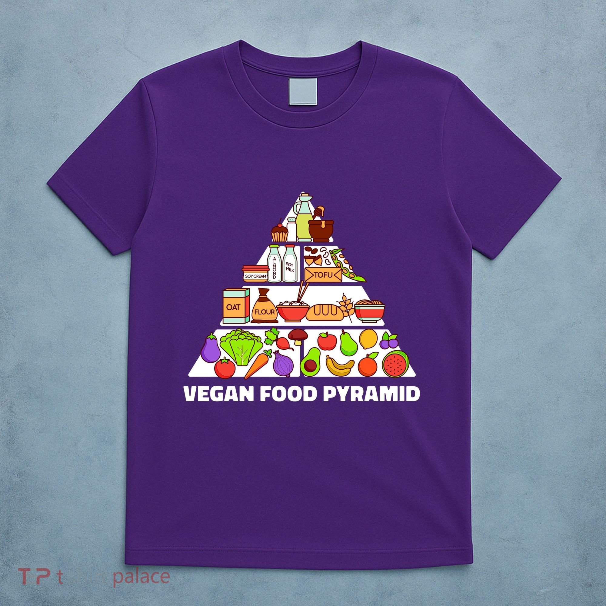 Vegan Food Pyramid T-Shirt