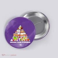 Vegan Food Pyramid Button thumb 0