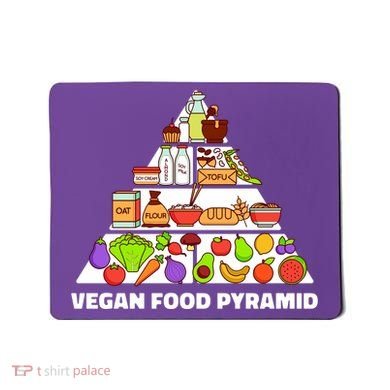 Vegan Food Pyramid Mousepad