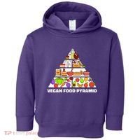 Vegan Food Pyramid Toddler Hoodie thumb 0