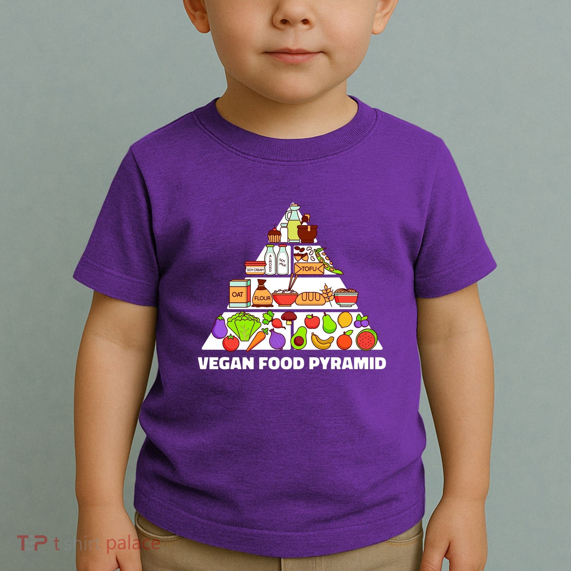 Vegan Food Pyramid Toddler T-Shirt