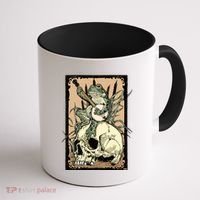 Victorian Frog Playing Banjo Coffee Mug thumb 1