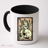 Victorian Frog Playing Banjo Coffee Mug thumb 0