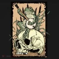 Victorian Frog Playing Banjo Women's Hoodie thumb 2