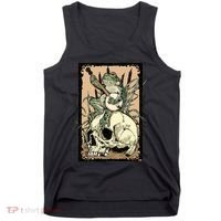 Victorian Frog Playing Banjo Tank Top thumb 0