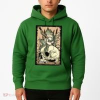 Victorian Frog Playing Banjo Hoodie thumb 2