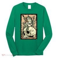 Victorian Frog Playing Banjo Long Sleeve Shirt thumb 0