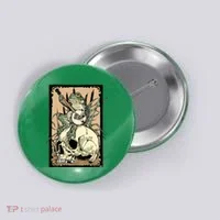 Victorian Frog Playing Banjo Button thumb 0