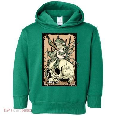 Victorian Frog Playing Banjo Toddler Hoodie