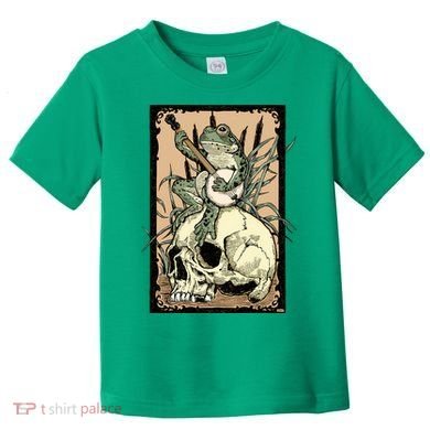 Victorian Frog Playing Banjo Toddler T-Shirt