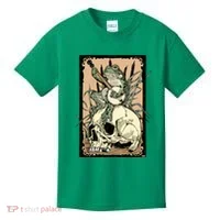 Victorian Frog Playing Banjo Kids T-Shirt thumb 0