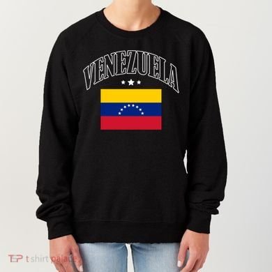 Venezuela Flag Patriotic Athletic Funny Gift Women's Sweatshirt