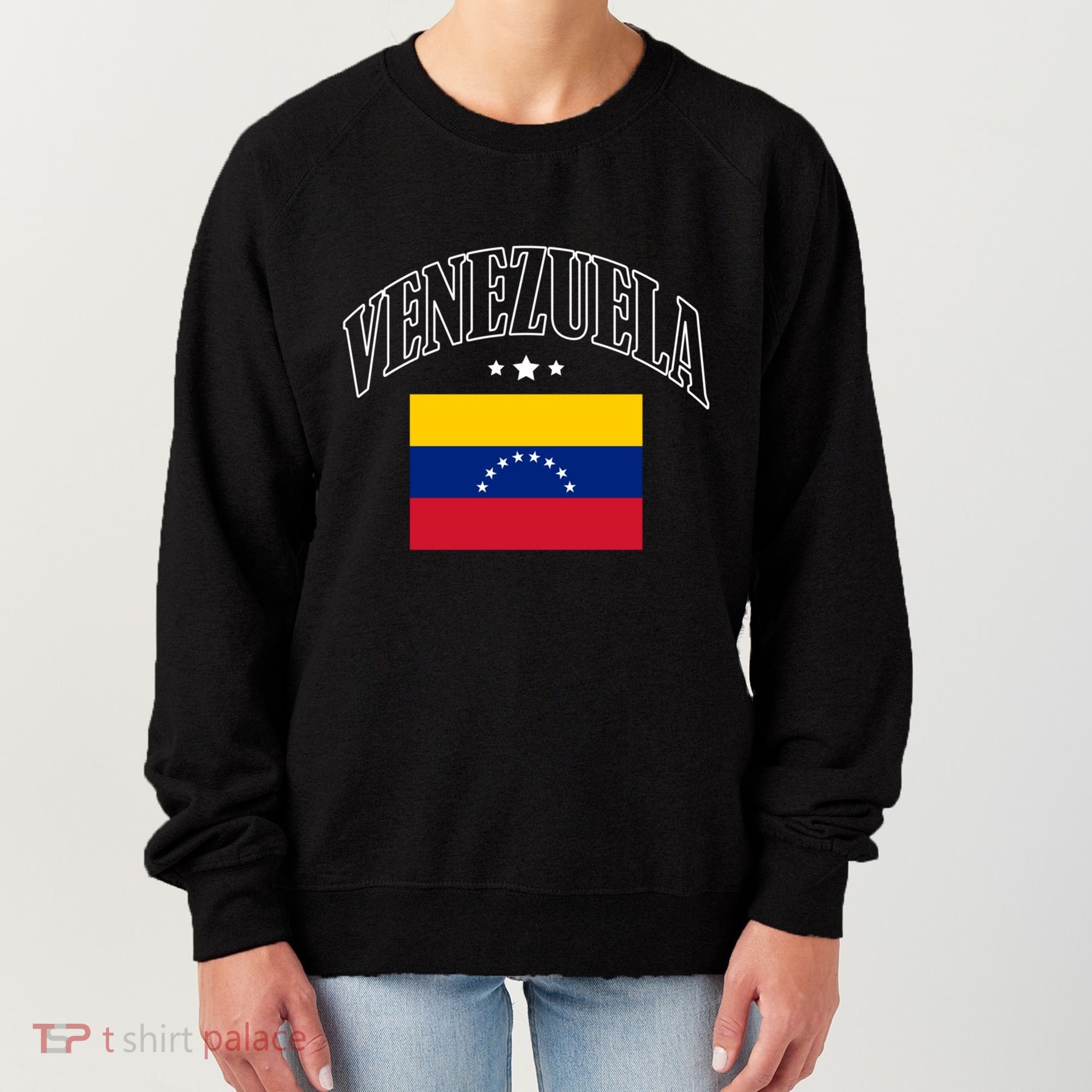 Venezuela Flag Patriotic Athletic Funny Gift Women's Sweatshirt
